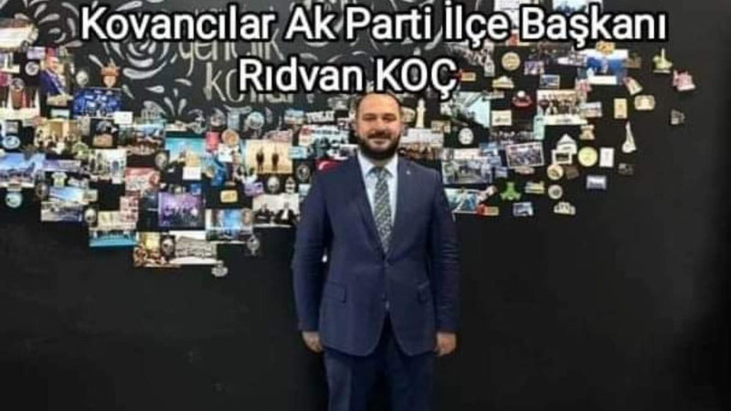 Kovancılar Ak Parti İlçe Başkanı Rıdvan Koç oldu.